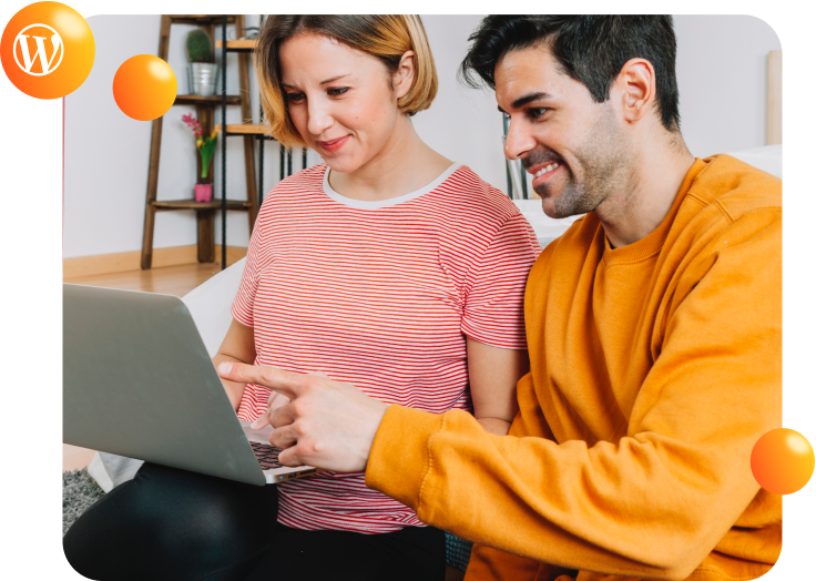 Vista del panel de control de Orongo Hosting optimizado para sitios WordPress